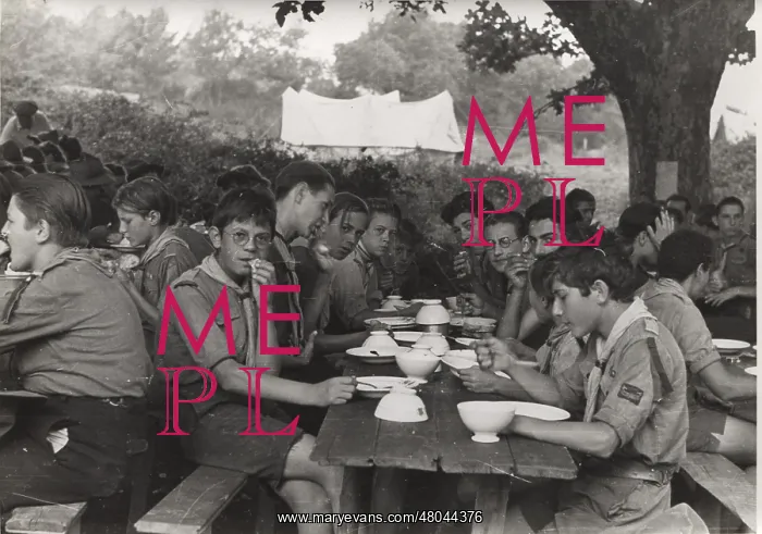  : Scouts in Exile at camp, Fabregas, France
