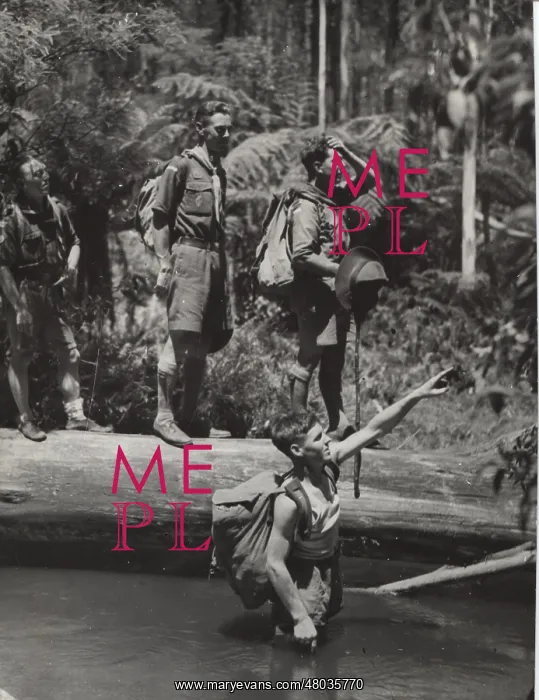 : Scouts exploring the bush, Australia : Scouts exploring the bush, Australia