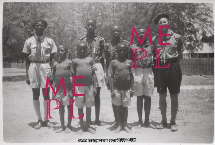 : Scouts at Georgetown (Janjanbureh), Gambia, West Africa : Scouts at Georgetown (Janjanbureh), Gambia, West Africa