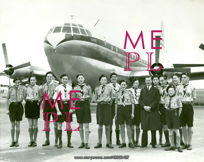 : Scouts at Heathrow Airport : Scouts at Heathrow Airport