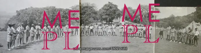 : Scouts on parade, Grenada, West Indies : Scouts on parade, Grenada, West Indies