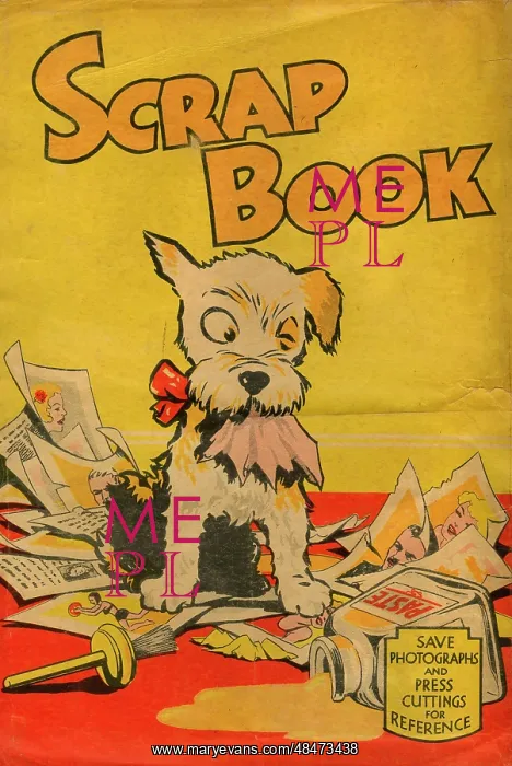 : Scrap Book cover - Dog : Scrap Book cover - Dog