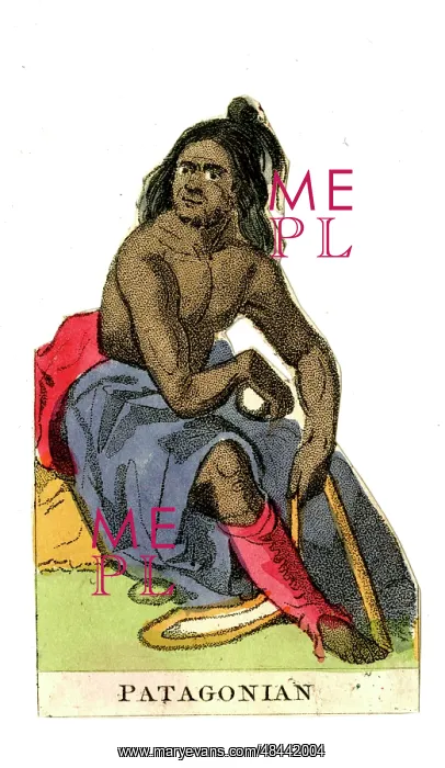  : Scrap, Peoples of the World - Patagonian Man