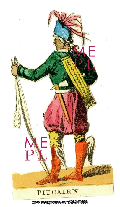  : Scrap, Peoples of the World - Pitcairn Islander