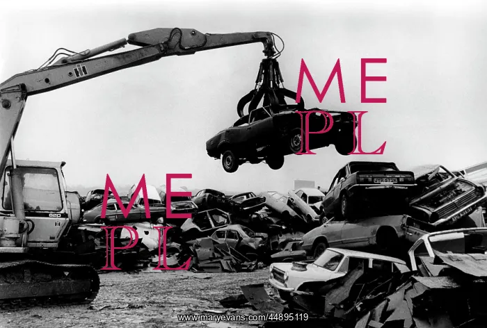 : A scrapyard for cars, St Erth, Cornwall : A scrapyard for cars, St Erth, Cornwall