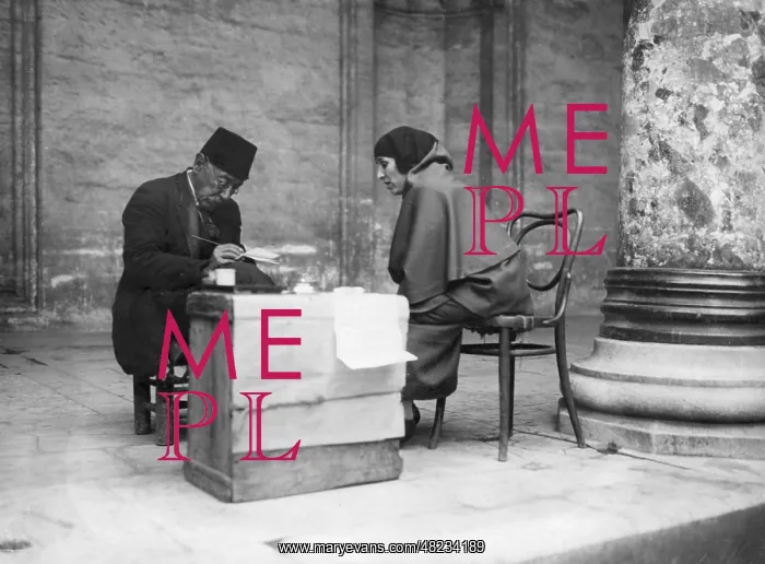 : A scribe in Istanbul, 1925 : A scribe in Istanbul, 1925