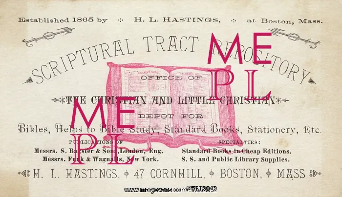 : Scriptural Tract Repository, Boston, Mass, USA : Scriptural Tract Repository, Boston, Mass, USA