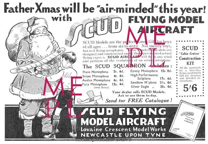 : Scud Flying Model Aircraft - Pixie, Snipe, Audax, Fury : Scud Flying Model Aircraft - Pixie, Snipe, Audax, Fury