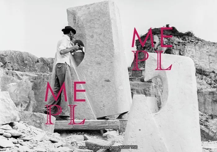 : Sculptor Jacques Moeschal 1959 : Sculptor Jacques Moeschal 1959