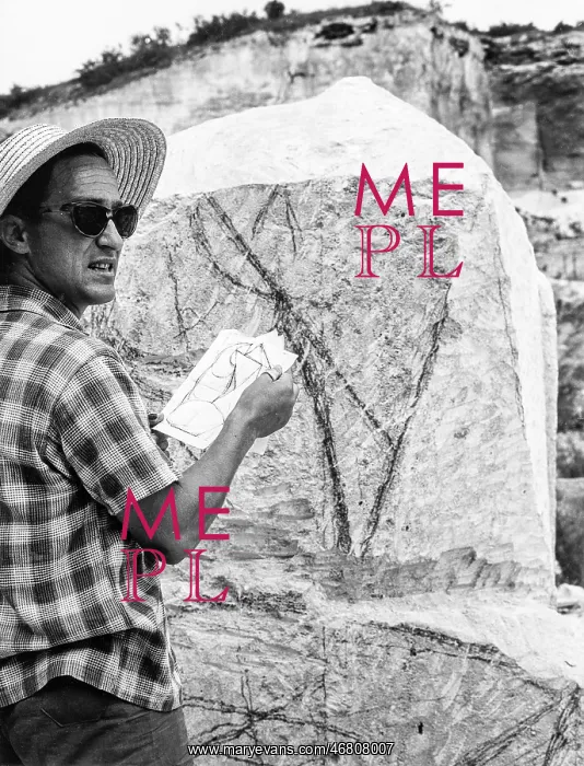 : Sculptor Janez Lenassi 1959 : Sculptor Janez Lenassi 1959