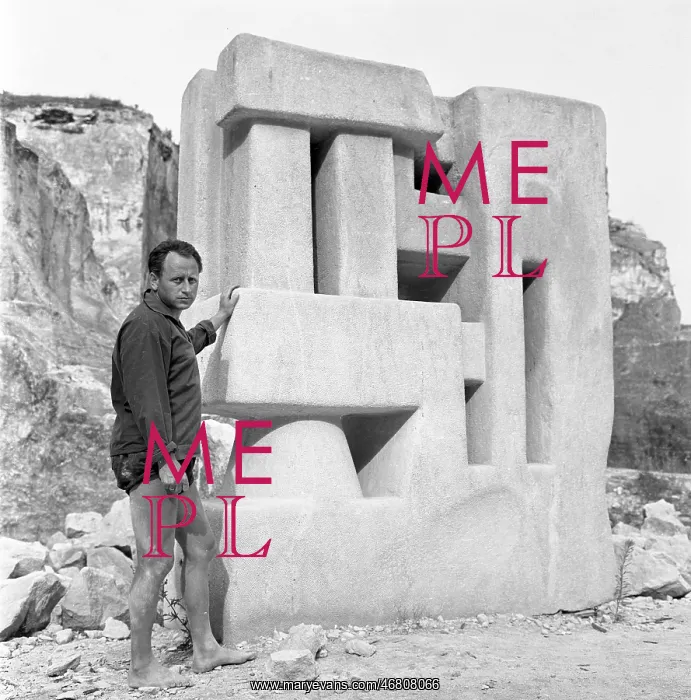 : Sculptor Karl Prantl 1959 : Sculptor Karl Prantl 1959