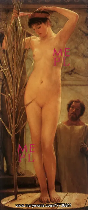 : A Sculptor's Model, by Alma-Tadema : A Sculptor's Model, by Alma-Tadema