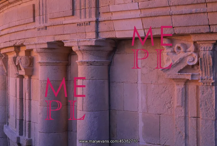 : Sculptural detail from the outside of the Vestibule : Sculptural detail from the outside of the Vestibule