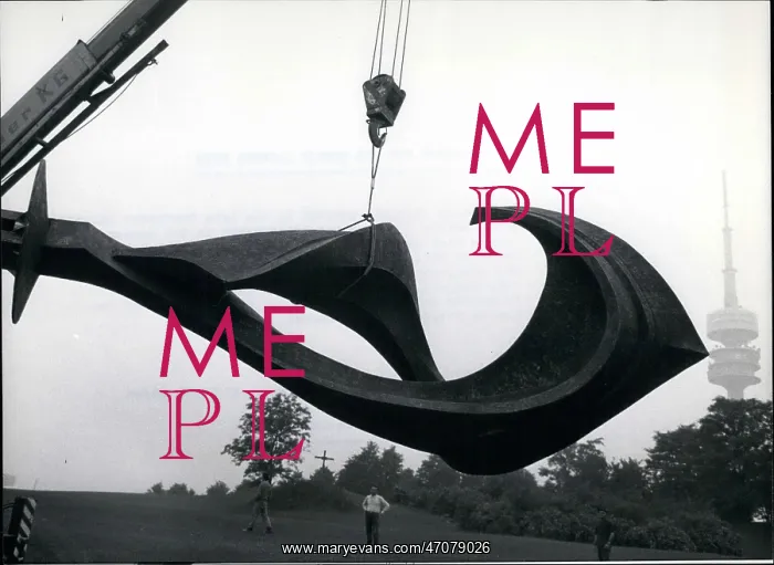 : Sculpture by Belling for Munich Olympic site : Sculpture by Belling for Munich Olympic site