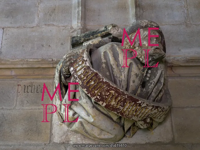 : Sculpture, Chapel of Jean de Bourbon, Cluny Abbey, France : Sculpture, Chapel of Jean de Bourbon, Cluny Abbey, France