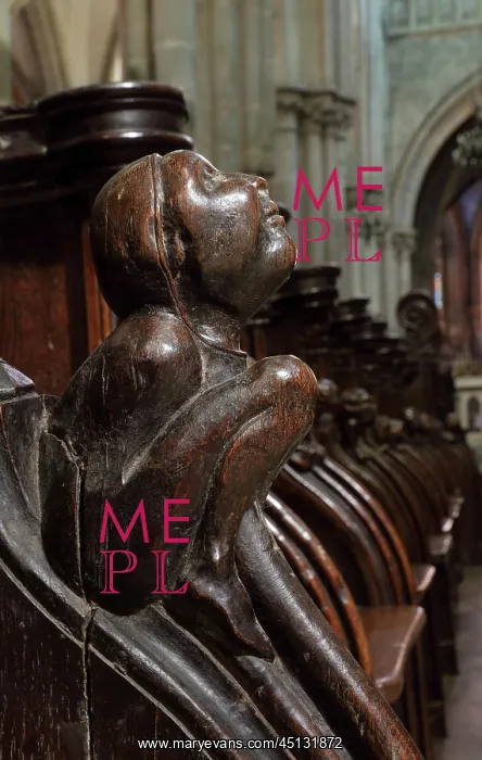 : Sculpture, Choir Stall, Cathedral Saint-Samson : Sculpture, Choir Stall, Cathedral Saint-Samson
