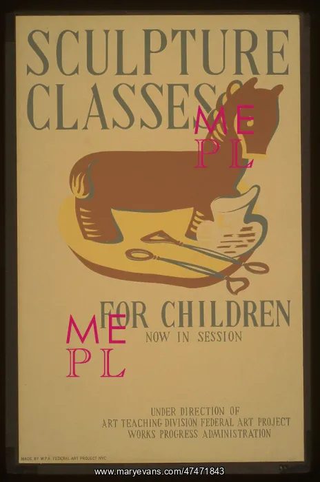 : Sculpture classes for children now in session Under directio : Sculpture classes for children now in session Under directio