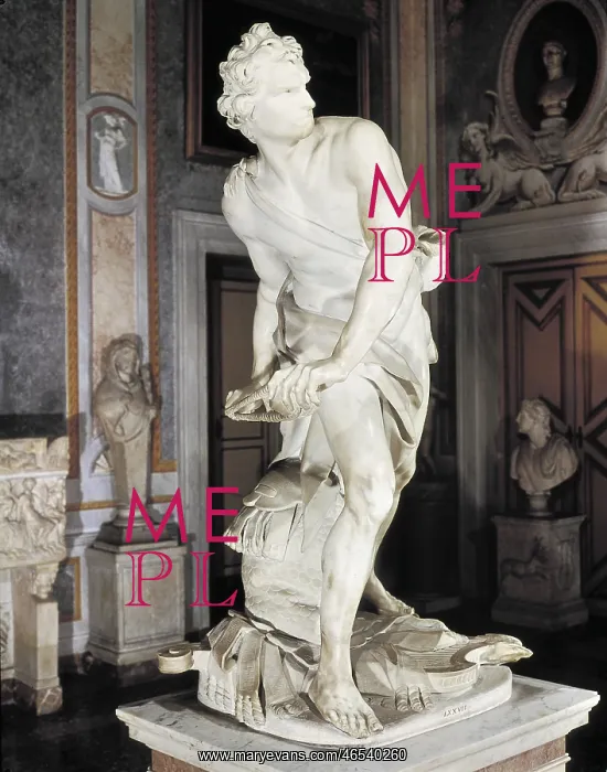 : Sculpture of David, by Bernini : Sculpture of David, by Bernini