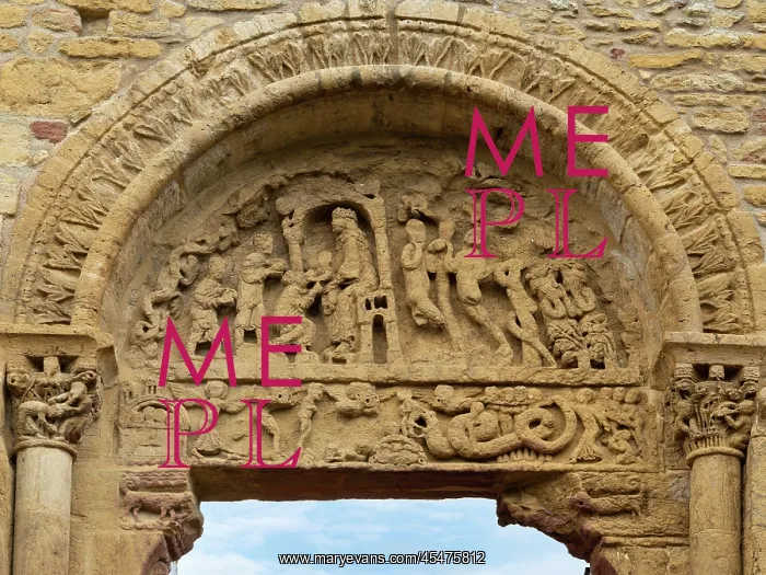 : Sculpture, Eglise Notre-Dame-de-l'Assomption, Anzy-le-Duc : Sculpture, Eglise Notre-Dame-de-l'Assomption, Anzy-le-Duc