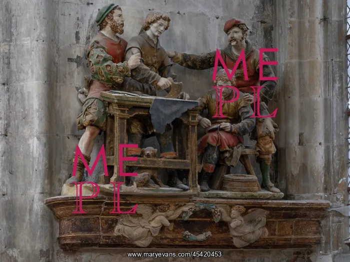  : Sculpture, Eglise Saint-Pantaleon, Troyes, Aube, France