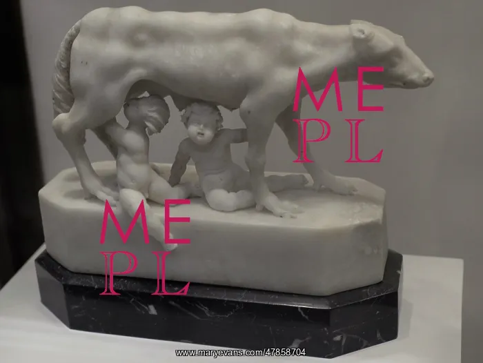 : Sculpture of the founders of Rome, Romulus and Remus : Sculpture of the founders of Rome, Romulus and Remus