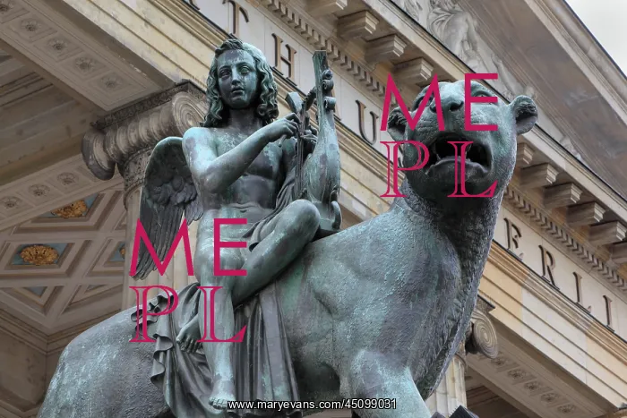 : Sculpture, Konzerthaus, Berlin, Germany : Sculpture, Konzerthaus, Berlin, Germany