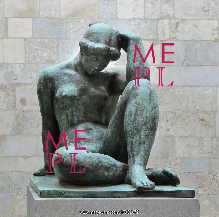 : Sculpture by Maillol, Perpignan, Languedoc-Roussillon : Sculpture by Maillol, Perpignan, Languedoc-Roussillon