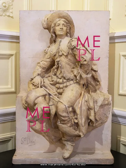: Sculpture, Musee Alexandre-Dumas, Villers-Cotterets, Picardy : Sculpture, Musee Alexandre-Dumas, Villers-Cotterets, Picardy