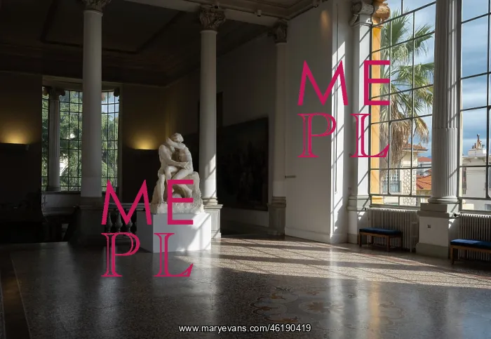  : Sculpture, Musee des Beaux Arts, Nice, Provence, France