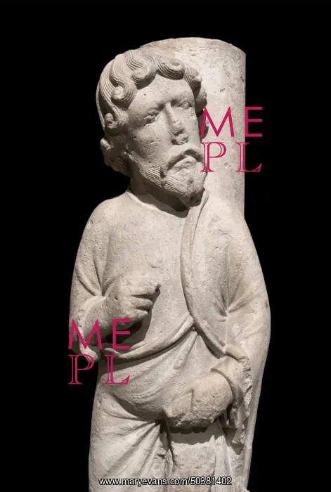  : Sculpture, Musee du Cloitre de Notre-Dame-en-Vaux, Chalons-en-Champagne, France