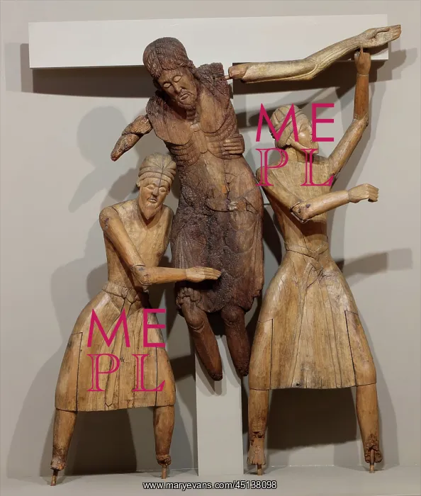 : Sculpture, Museu Episcopal de Vic, Vic, Catalonia, Spain : Sculpture, Museu Episcopal de Vic, Vic, Catalonia, Spain