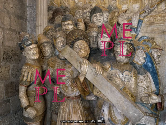 : Sculpture, Palais des Papes, Avignon, Provence, France : Sculpture, Palais des Papes, Avignon, Provence, France