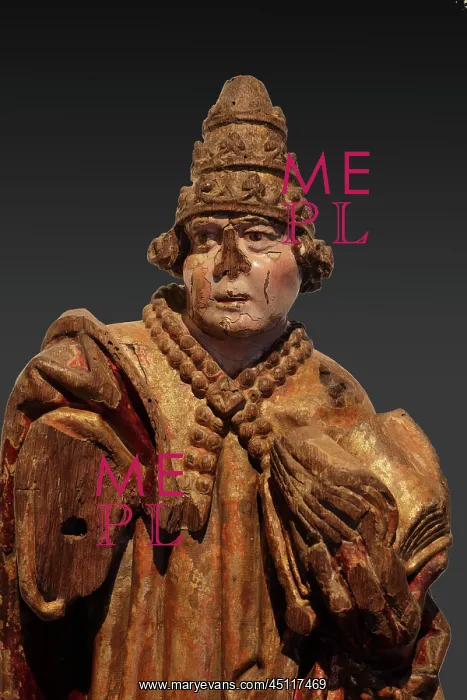  : Sculpture of Pope St Gregory by Olivier de Gand