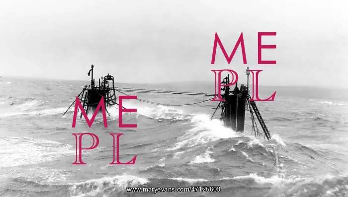  : A scuttled German warship, Scapa Flow, Orkney, June 1919