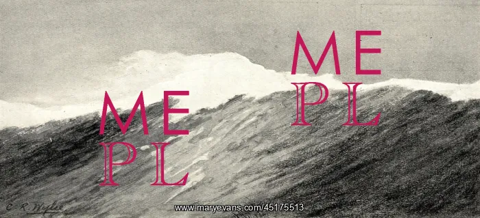 : The Sea. A simple illustration of a large, crashing wave of the ocean : The Sea. A simple illustration of a large, crashing wave of the ocean