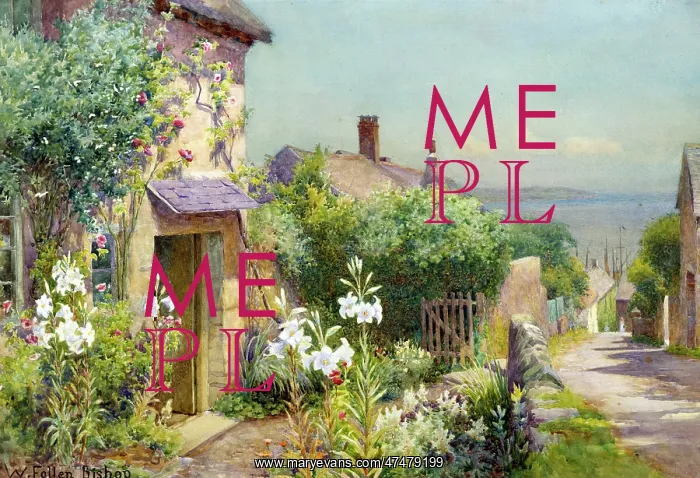 : Down to the Sea ' cottage and flowers : Down to the Sea ' cottage and flowers