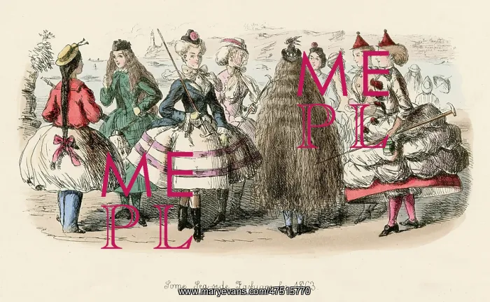  : Sea side fashion 1863 - Leech