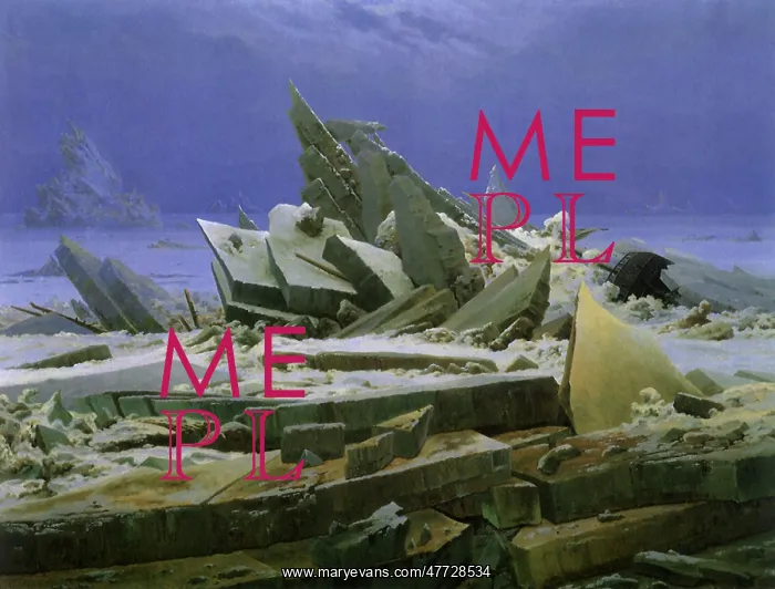 : The Sea of Ice, by Caspar David Friedrich : The Sea of Ice, by Caspar David Friedrich