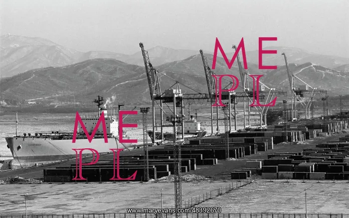 : Sea port. USSR. March 1, 1987. International class containers prior to : Sea port. USSR. March 1, 1987. International class containers prior to