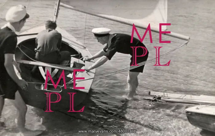 : Sea Scouts helping at the 1948 Olympics : Sea Scouts helping at the 1948 Olympics