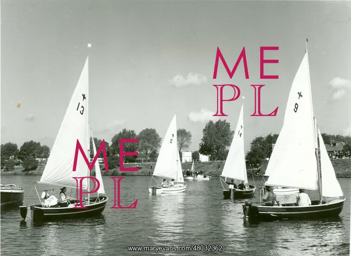 : Sea Scouts at sailing regatta, Lower Thames : Sea Scouts at sailing regatta, Lower Thames