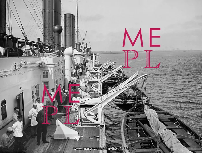 : Sea Travel - Emergency Training around 1912 : Sea Travel - Emergency Training around 1912
