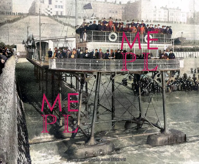 : Sea trip by rail, Brighton electric railway : Sea trip by rail, Brighton electric railway