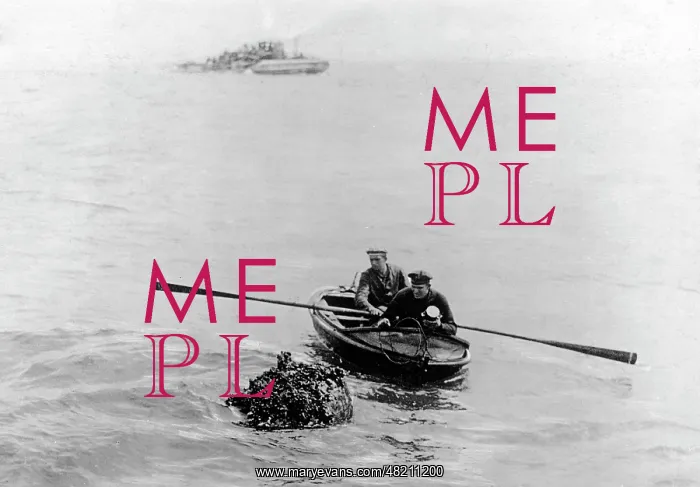 : Sea mine in World War I, 1921 : Sea mine in World War I, 1921