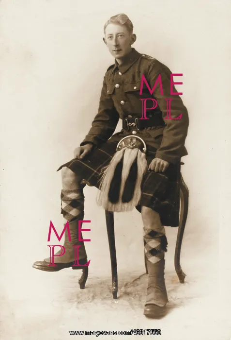 : A Seaforth Highlander - World War One : A Seaforth Highlander - World War One