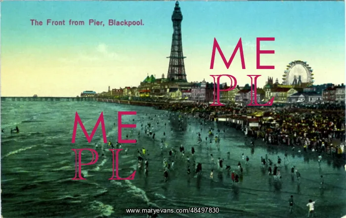 : The Seafront & Tower, Blackpool, Lancashire : The Seafront & Tower, Blackpool, Lancashire