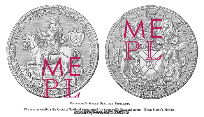 : SEAL FOR SCOTLAND 1656 : SEAL FOR SCOTLAND 1656