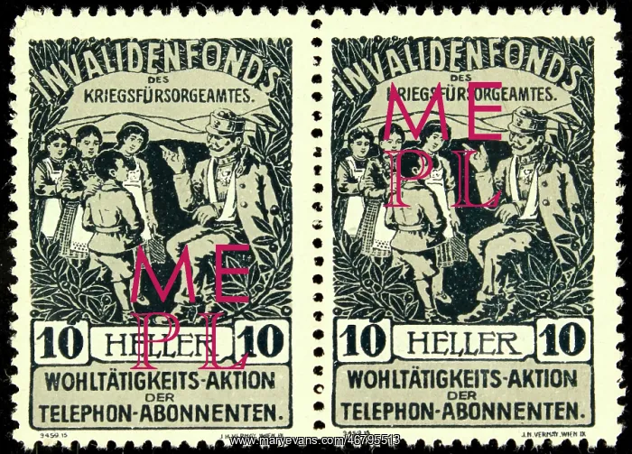 : Sealing stamp Disability fund of War Welfare Office : Sealing stamp Disability fund of War Welfare Office