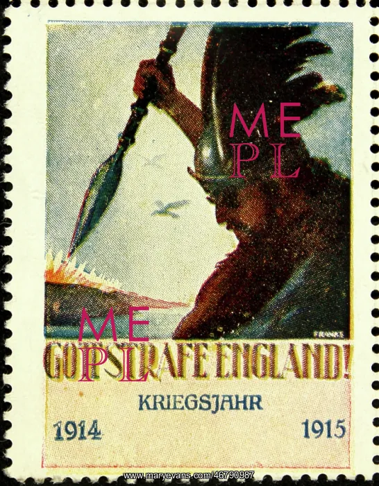 : Sealing stamp God punish England : Sealing stamp God punish England