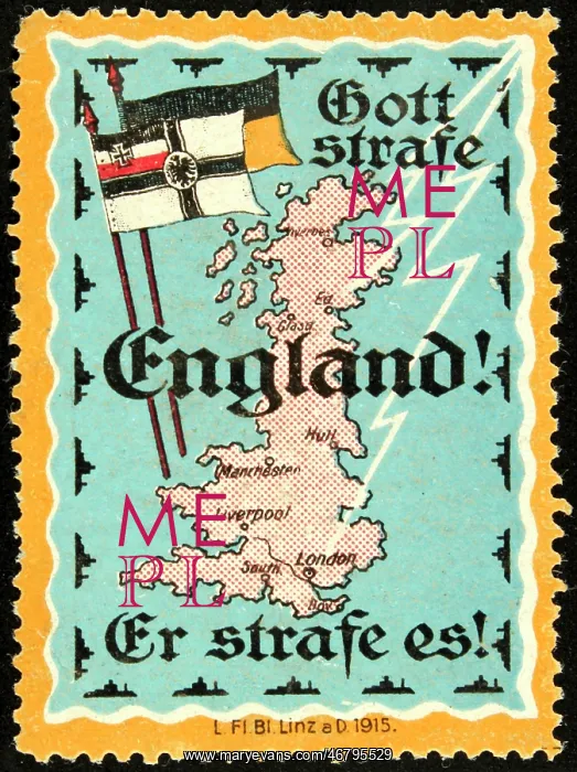 : Sealing stamp God punish England : Sealing stamp God punish England